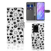 Telefoonhoesje met Naam Samsung Galaxy S20 Ultra Silver Punk - thumbnail