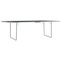 VidaXL Campingtafel inklapbaar 240x60 cm aluminium grijs - thumbnail