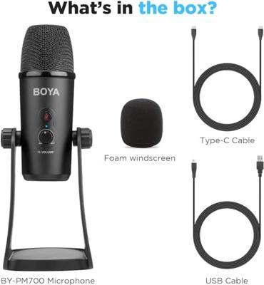 Boya BY-PM700 USB Studio microfoon - thumbnail