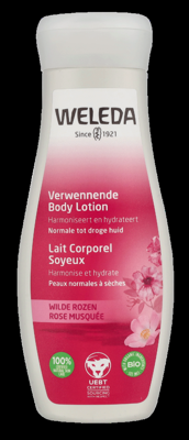 Weleda Wilde rozen verwennende bodylotion 200 Milliliter