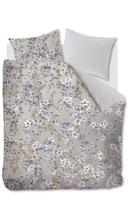 Kardol Fleurelle dekbedovertrek - 2-persoons (200x200/220 cm + 2 slopen) - Katoen satijn - Blue Grey - thumbnail