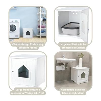 Trixie kattenmand huis wit