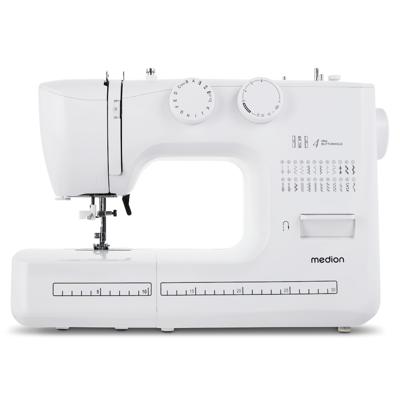 Naaimachine - MEDION - SM 60 - 62W - 24 steken + dubbele steken - 700 tpm - LED - Wit Naaimachine - MEDION - SM 60 - 62W - 24 steken + dubbele steken - 700 tpm - LED - Wit