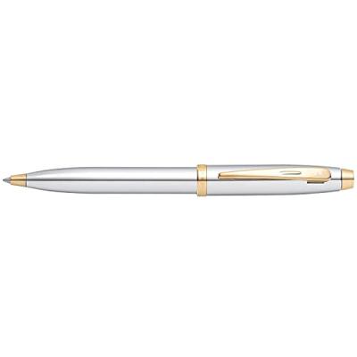 Sheaffer SF-E2934051 Balpen 100 Bright Chrome Gold Tone Sheaffer SF-E2934051 Balpen 100 Bright Chrome Gold Tone