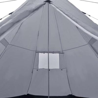 VidaXL Tent 4-persoons grijs