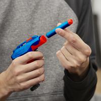 Nerf Alpha Strike Slinger SD-1 Blaster + 2 Darts Rood/Blauw - thumbnail