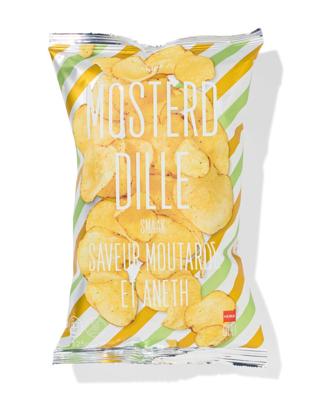 HEMA Aardappelchips mosterd en dille 125gr