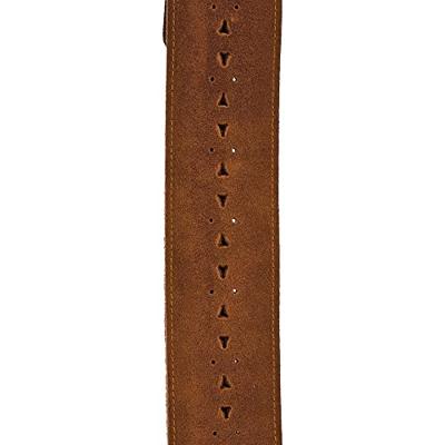 D&apos;Addario 25PRF05 gitaarband &apos;vented leather&apos; honey suède apache
