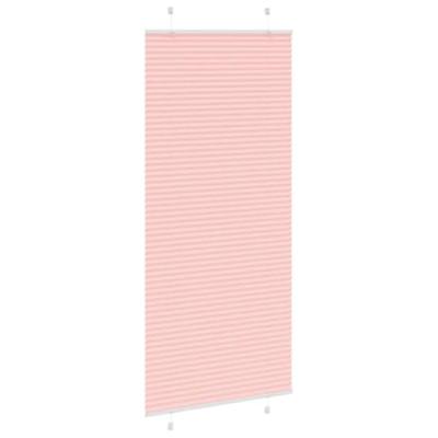 Pliss rolgordijn 95x200 cm stofbreedte 94,4 cm polyester roze
