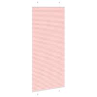 Pliss rolgordijn 95x200 cm stofbreedte 94,4 cm polyester roze - thumbnail