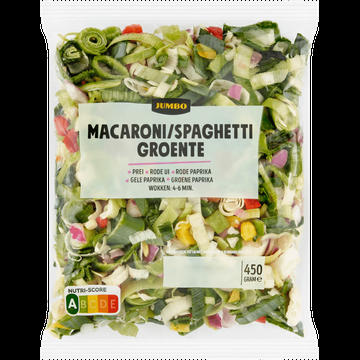 Jumbo Macaroni/Spaghetti Groente 450 g Jumbo Macaroni/Spaghetti Groente 450 g