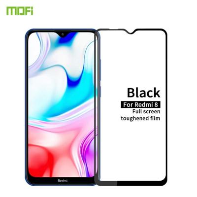 For Xiaomi RedMi 8 MOFI 9H 2.5D Full Screen Tempered Glass Film(Black)