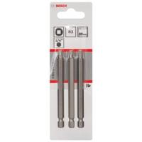 Bosch Accessories Vierkant-bit 3 Extra hard E 6.3 3 stuk(s) - thumbnail