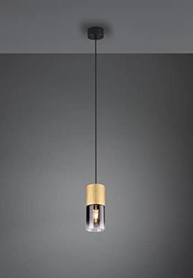 Trio HanglampRobin pendel hout met zwart - 310600154