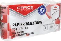 OFFICE products toiletpapier, 2-laags, 150 vel, wit, pak van 8 rollen - thumbnail