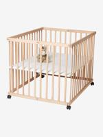 Houten opvouwbare box VERTBAUDET natuurlijk - thumbnail