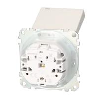 Merten MEG2314-0319 Wandcontactdoos System M Polair-wit 1 stuk(s) - thumbnail
