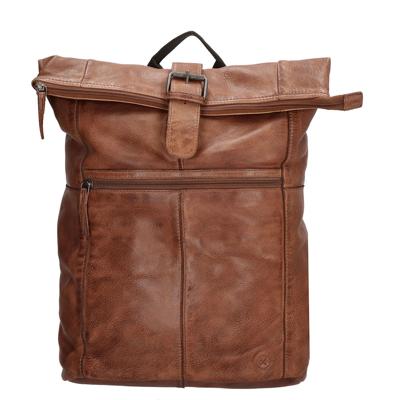 PAINT ROCK leren rugzak 13,3 inch (33 cm) donker cognac PAINT ROCK leren rugzak 13,3 inch (33 cm) donker cognac
