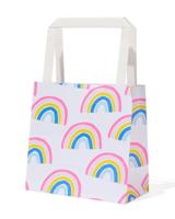 HEMA Cadeautasjes papier 13x13x7 regenboog - 6 stuks - thumbnail
