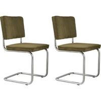 Zuiver Eetkamerstoel 'Ridge' Ribstof - thumbnail