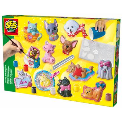 SES Creative Gipsgieten Hond En Kat