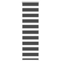 VidaXL Zebra rolgordijn 45x150 cm stofbreedte 40,9 cm zwart - thumbnail