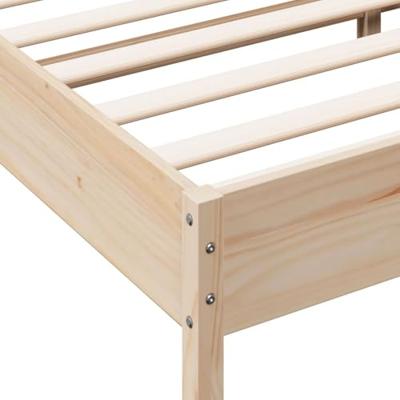 Bedframe zonder matras massief grenenhout 160x200 cm