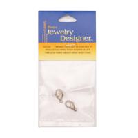 Darice • messing karabijnsluiting 11mm 2pcs antique silver - thumbnail