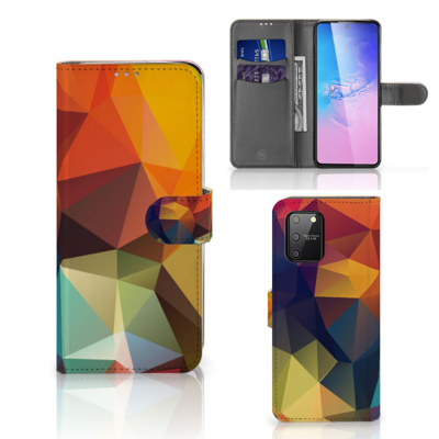 Samsung S10 Lite Book Case Polygon Color Samsung S10 Lite Book Case Polygon Color