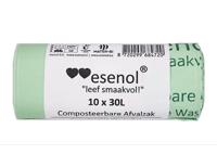Esenol Composteerbare afvalzakken 30 liter - 1 rol van10st - thumbnail