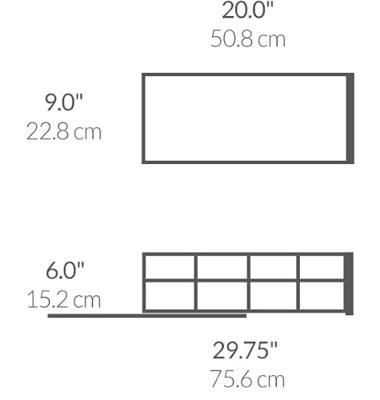 Simplehuman - Keukenkastorganiser - Inbouw - 23 cm - Grijs - Simplehum