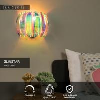 Lucide GLINSTAR - Wandlamp - 1xE27 - Multicolor - thumbnail
