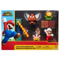 Super Mario Diorama Set - Lava Castle - thumbnail