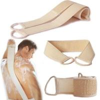Zachte huidverzorging exfoliërende Loofah spons back Strap bad douche lichaam Massage Spa reiniging scrubber penseelgereedschap - thumbnail