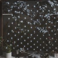 Kerstnetverlichting 544 LED's binnen en buiten 4x4 m koudwit - thumbnail