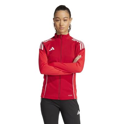 adidas Tiro 25 Competition Trainingsjack Dames Rood Wit adidas Tiro 25 Competition Trainingsjack Dames Rood Wit