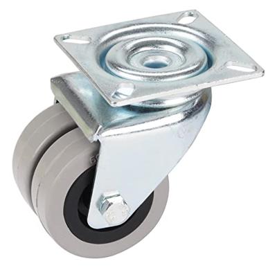 dörner + helmer Dubbel zwenkwiel Wieldiameter: 50 mm Draagvermogen (max.): 80 kg 4 stuk(s)