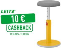 Leitz Ergo Cosy actieve Zit/Sta kruk, geel - thumbnail