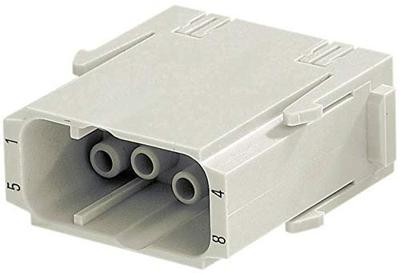 HARTING 09140083001 Pin-inzetstuk Han® C-Modul 8 + PE Crimpen 1 stuk(s) Piece