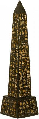 Beeld Egyptische Obelisk (21 cm)