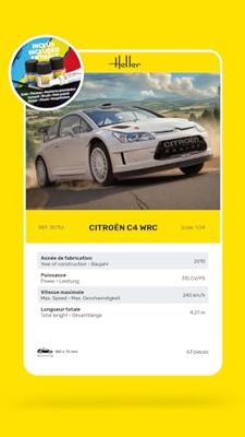Heller 56756 STARTER KIT Citroen C4 WRC Schaal 1:24