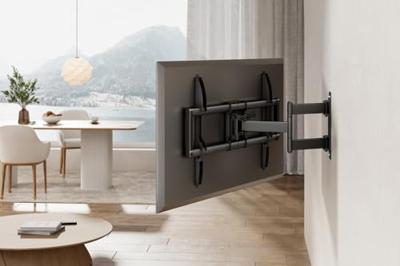 Gembird WM-90ST-01 Volledig beweegbare tv-muurbeugel, 37"-90", zwart