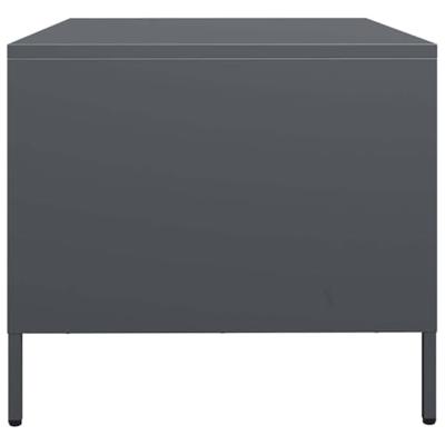 Salontafel 101,5x50x43,5 cm koudgewalst staal antracietkleurig