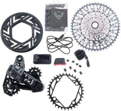 SRAM schakelgroep-set "gx eagle axs transmission e-bike" groupset axs tt gx eagle e-mtb 104bcd SRAM schakelgroep-set "gx eagle axs transmission e-bike" groupset axs tt gx eagle e-mtb 104bcd