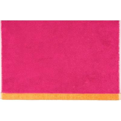 Cawö Cawo Lifestyle Splash Doubleface 7071 Handdoek 50x100 pink/mandarine