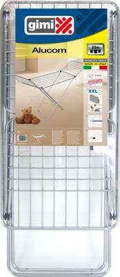 Vouwbare Waslijn Gimi Alucom X Legs Zilverkleurig Staal Aluminium 20 m Vouwbare Waslijn Gimi Alucom X Legs Zilverkleurig Staal Aluminium 20 m