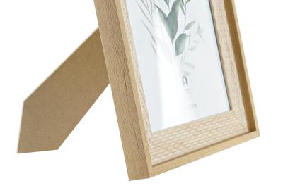 Fotolijsten DKD Home Decor Natuurlijk Hout Hout MDF 26,5 x 2,5 x 32 cm