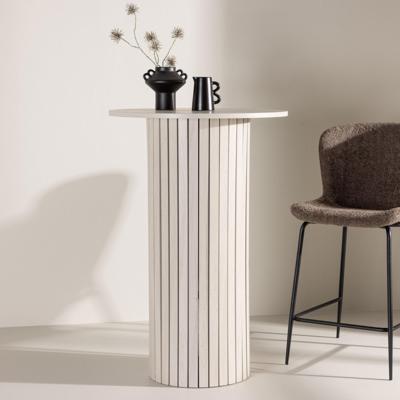 Nohr Ronde Bartafel 'Adrin' 70cm, kleur Whitewash