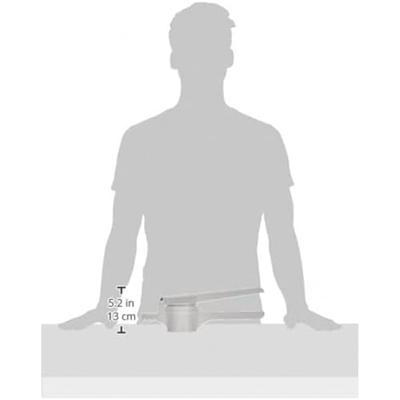 Metaltex 251715080 Aardappelpers „Pressy”, 26 cm wit