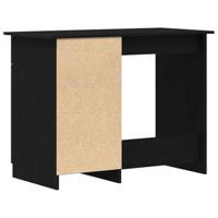 Bureau met lade Zwart Eiken 100 x 50 x 76 cm Bewerkt hout - thumbnail
